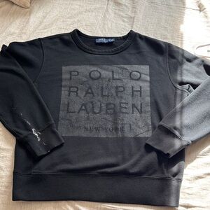 Polo by Ralph Lauren Black Crewneck Sweater